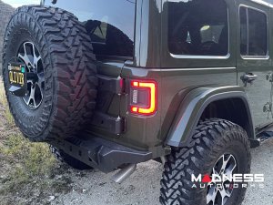 Jeep Wrangler JL Tail Lights - Flush Mount -LED - Red Lens Jeep Wrangler JL Tail Lights - Flush Mount -LED - Red Lens